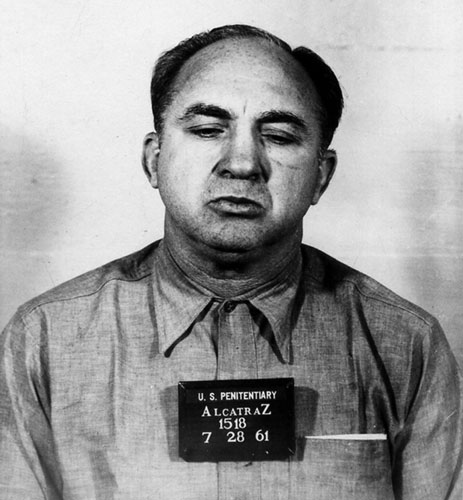 Portrait du gangster amÃ©ricain Mickey Cohen