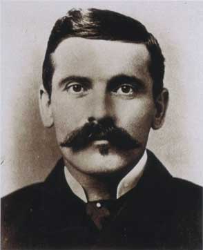 Portrait de Doc Holliday, joueur et pistolero du Far West
