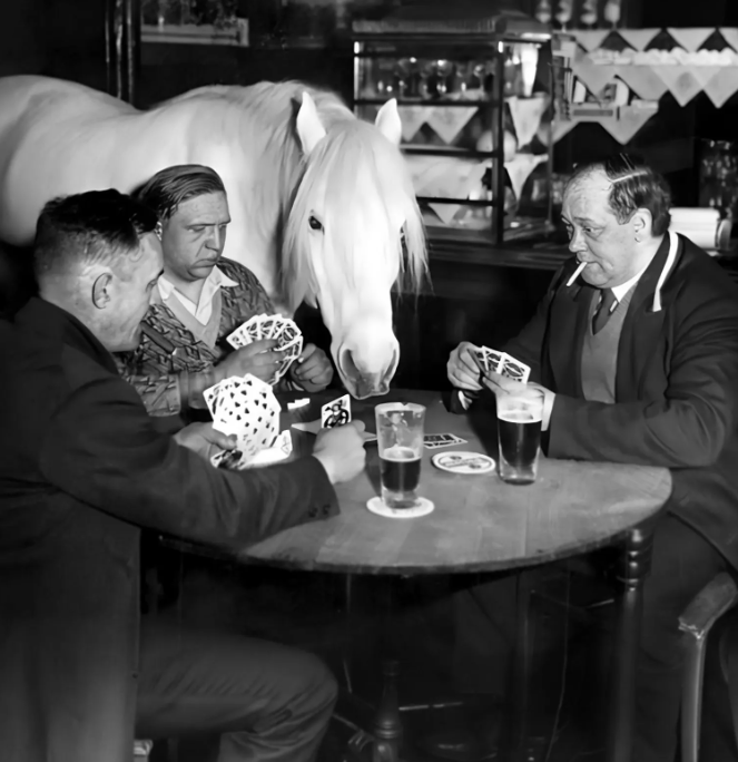 ScÃ¨ne de partie de poker au XIXe siÃ¨cle