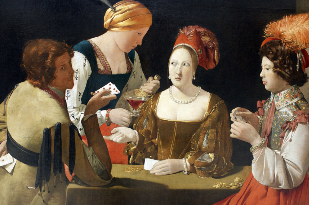 Le Tricheur à l'as de carreau, peinture de Georges de La Tour (XVIIe siècle)