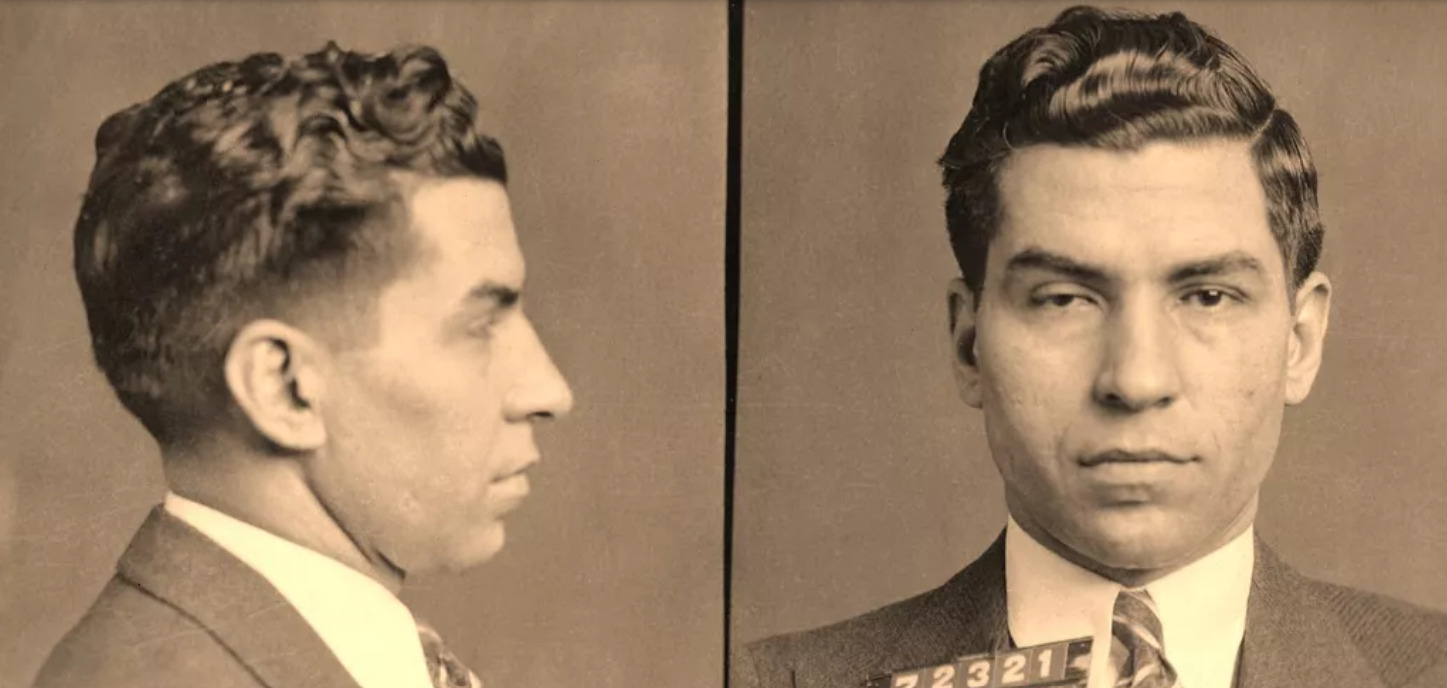 Lucky Luciano, photo de police New York, février 1931