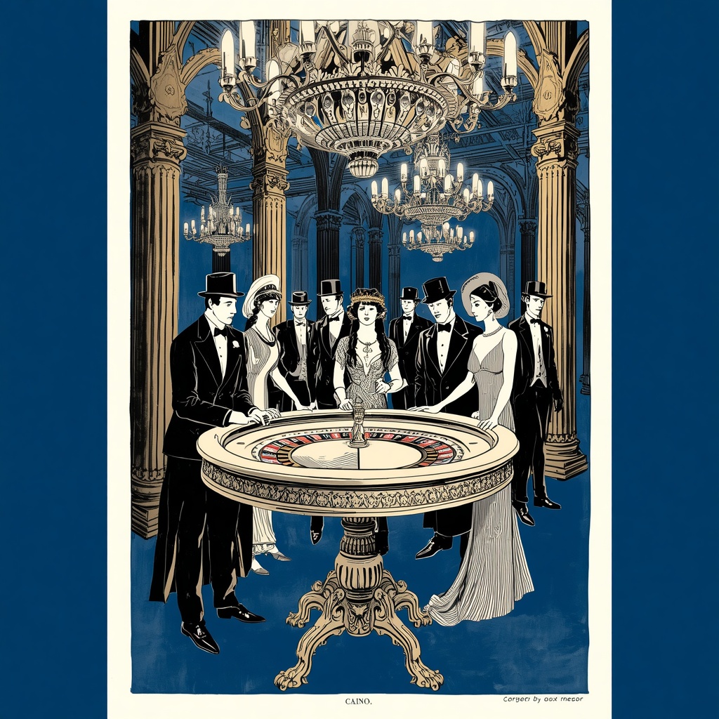Illustration editoriale Au Gre du Hasard