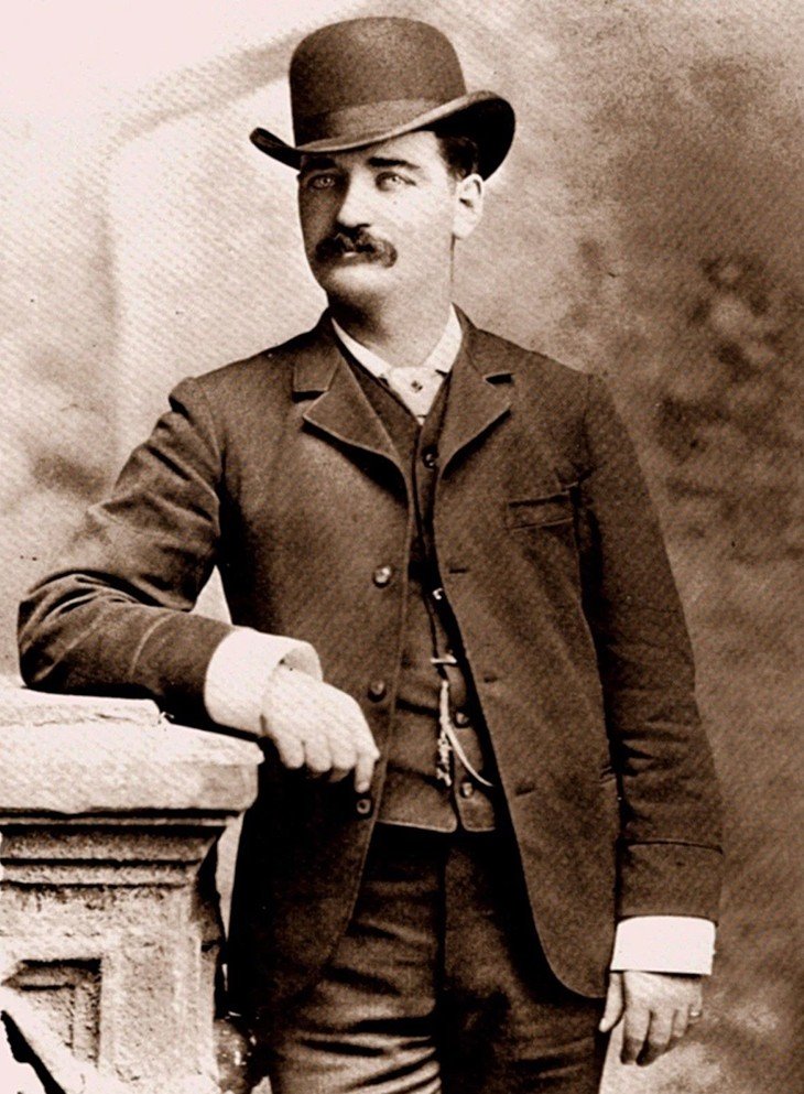 Portrait de Bat Masterson, vers 1879