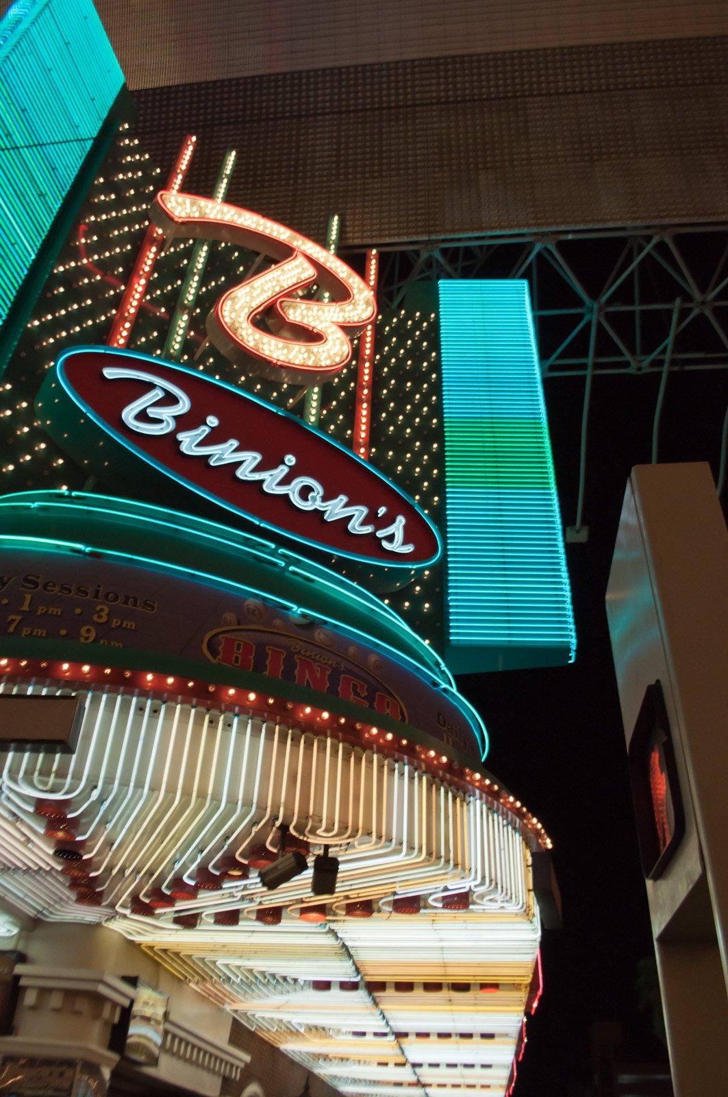 Enseigne du Binion’s Horseshoe, Fremont Street, Las Vegas