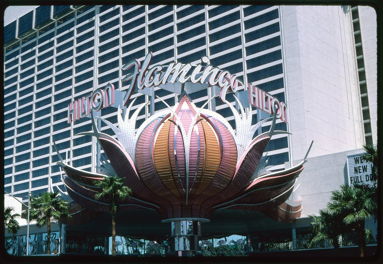 L’enseigne lumineuse du Flamingo Hotel, Las Vegas