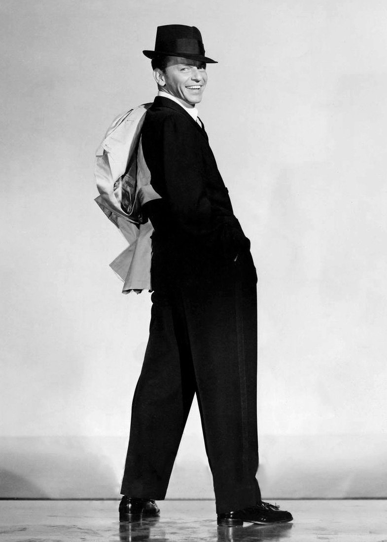 Frank Sinatra en 1957, figure du Las Vegas des années 1950-60