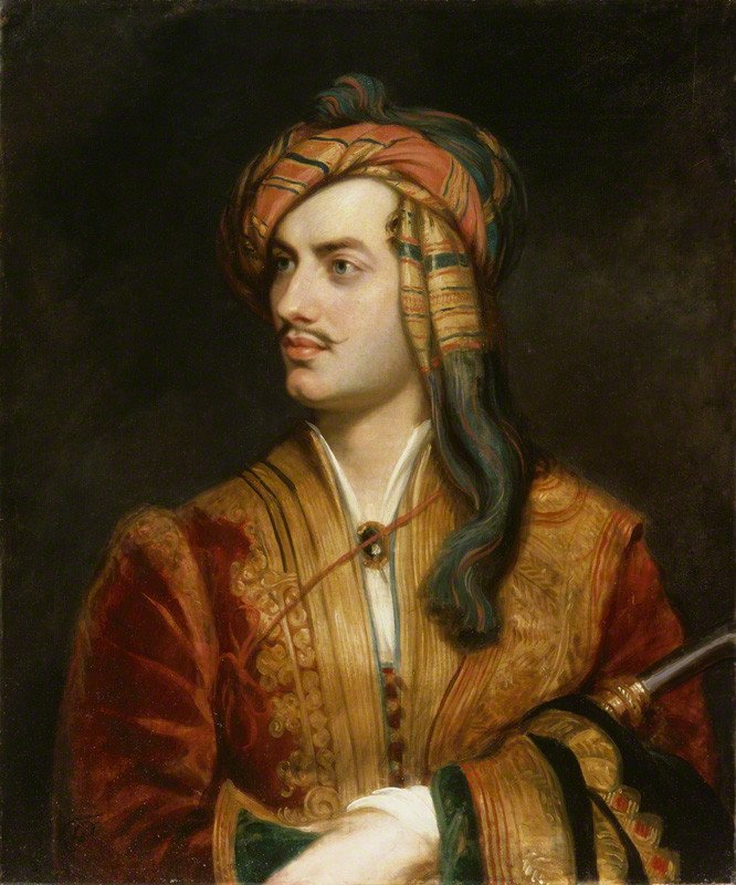 Portrait de Lord Byron par Thomas Phillips, 1813