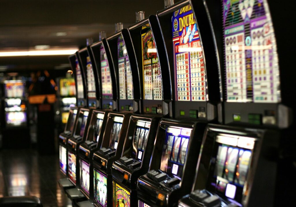 Machines à sous dans un casino de Las Vegas