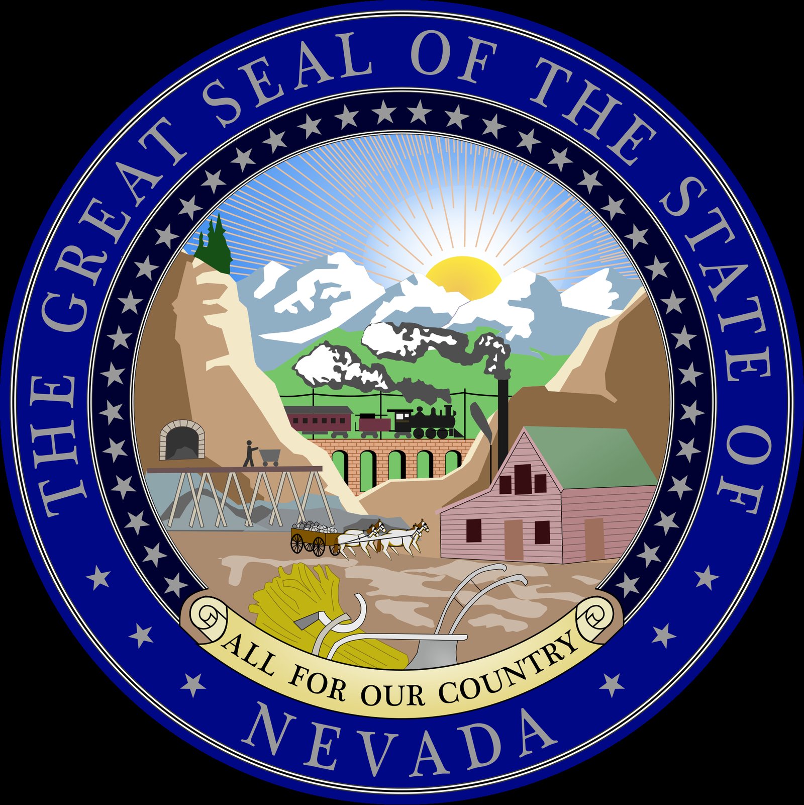 Sceau officiel de l’État du Nevada