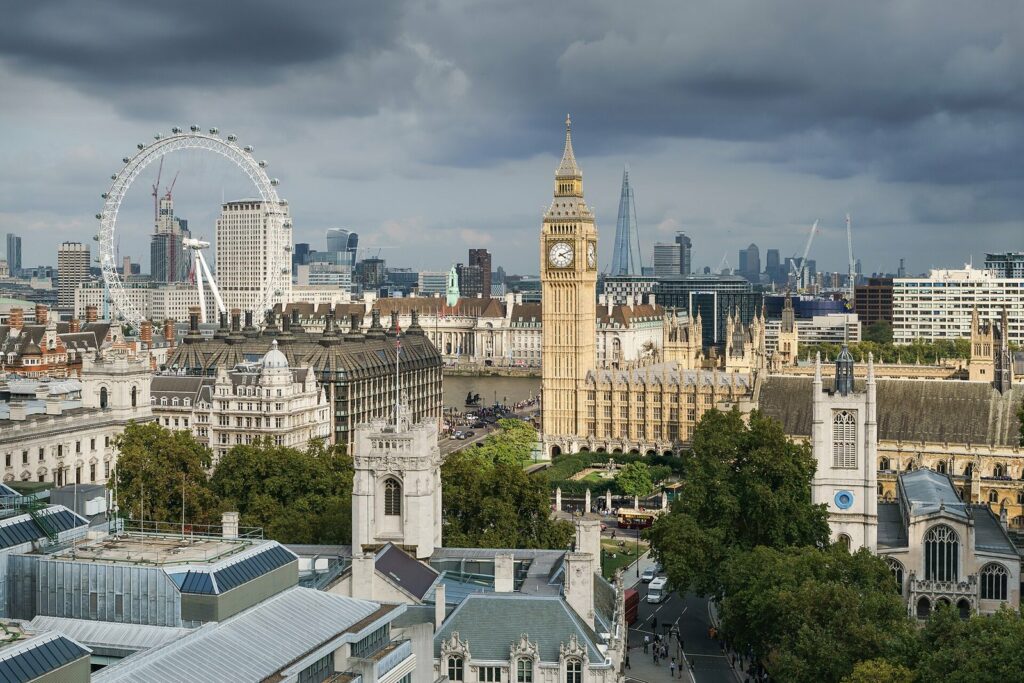 Le palais de Westminster et Big Ben, Londres